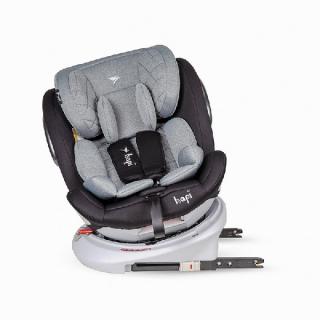 HAPI OZY Isofix 360 fokban elforgatható autós gyerekülés 0-36 Kg - Grey