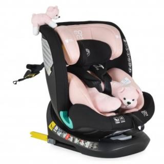 Moni Serengeti I-Size 360°-ban forgatható ISOFIX gyermekülés 40-150 cm Pink