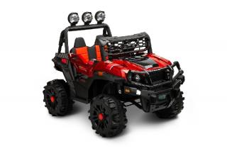 TOYZ TIMUS 4X4 ELEKTROMOS TEREPJÁRÓ, 4x45 WATT MOTOROK, 12 VOLT 10 AMPER AKKUMULÁTOR, PIROS