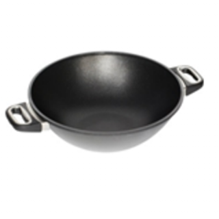 AMT Gastroguss the "World's Best Pan"  wok,  32 cm, 10 cm magas, 2 oldali fogantyúval