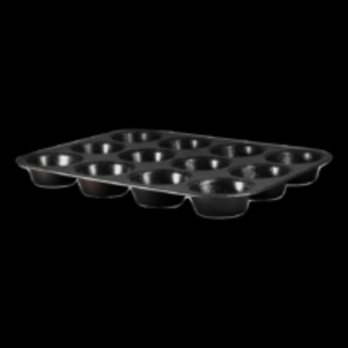 Berlinger Haus 12 csészés muffin sütő Black Silver Collection 35*26.5*3 cm