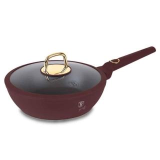 Berlinger Haus Leonardo Collection mély serpenyő titán bevonattal, fedővel, 24 cm