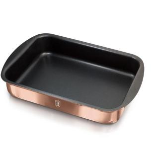 Berlinger Haus Metallic Line tepsi titán bevonattal, metál külső bevonattal, rosegold 35 x 27 cm