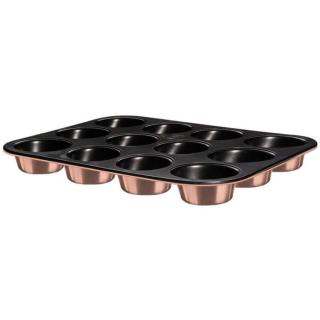 Berlinger Haus Metallic Rosegold Line 12 lyukú muffinsütő titán bevonattal
