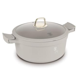 Berlinger Haus Sahara Collection magas lábas titán bevonattal, fedővel, levehető fogókkal, 28 cm