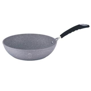 Berlinger Haus Stone Touch Line wok kő hatású márvány bevonattal, szilikonos nyéllel, 28 cm