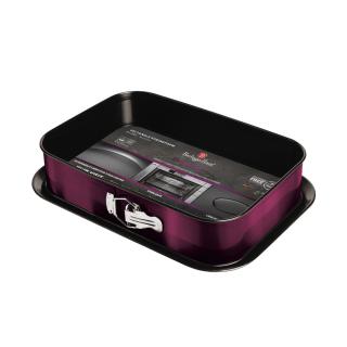 Berlinger Haus tepsi tortaforma csatos, 39x27x7,5 cm, Purple Eclipse