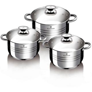 Blaumann Gourmet Line 6 részes rozsdamentes acél edénykészlet