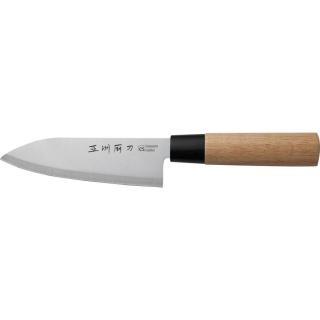 Carl Schmidt Sohn KOCH SYSTEME OSAKA, Deba 15 cm  japán stílusú kés, fa nyéllel