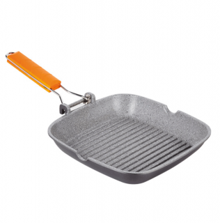 Inoxibar   Absolute Orange Range grill serpenyő, tapadásmentes bevonattal 24 cm