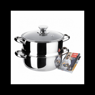 Inoxibar Ecco Cristal Line rozsdamentes pároló casserole szett 28 cm x 20 cm, 18/10