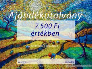 Ajándékutalvány 7 500 Ft