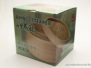 Bambusz gőzölő, 15 cm-es, 3 részes szett