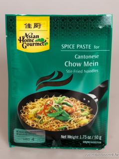 Chow Mein, Kantoni Sülttészta Fűszerpaszta AHG 50g