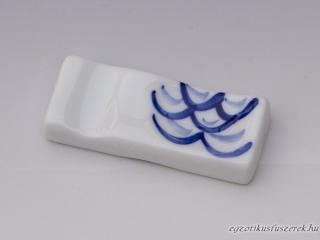 Kékhullám Porcelán Evőpálcika Tartó