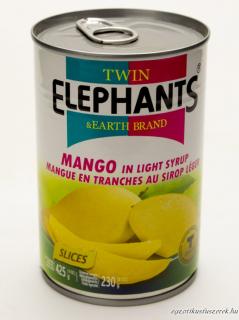Mango szeletek szirupban - 425g Elephants