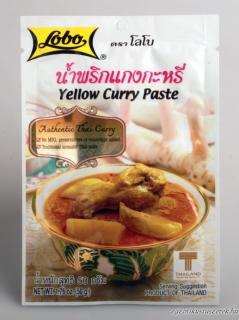 Sárga Curry fűszerkrém, Thaiföldi, Lobo