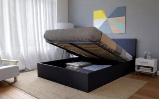 Barcelona ágyneműtartós ágy, 140x190 cm, fekete