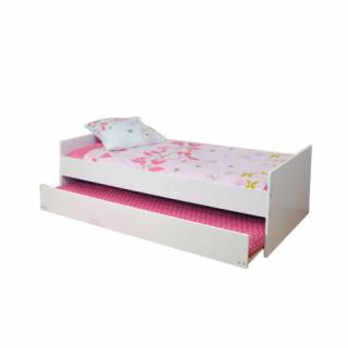 Florent ágykeret felemelhető vendégággyal, 90x190 cm, fehér
