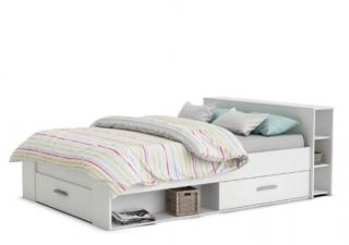 Pocket ágyfiókos ágy, 160 x 200 cm , fehér