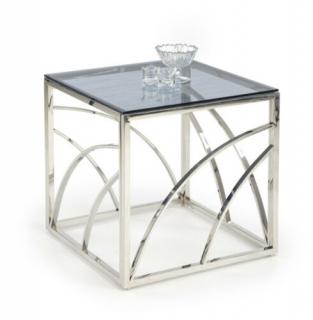 Universe silver dohányzó asztal, négyzetes