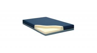 Felfekvés elleni memóriahabos gondozó matrac vízhatlan huzatban, Memomed, 200x90x14cm