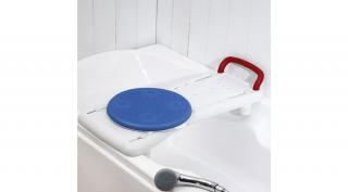 Fürdőkád pad forgókoronggal és kapaszkodóval, 110kg terhelhetőség