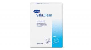 Száraz mosdató kesztyű beteggondozáshoz, Vala Clean Basic, 50db