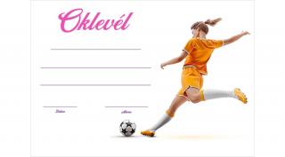 Foci lány oklevél
