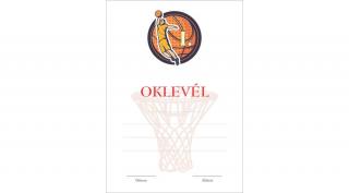 Kosárlabda oklevél 2