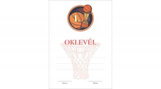 Kosárlabda oklevél 3
