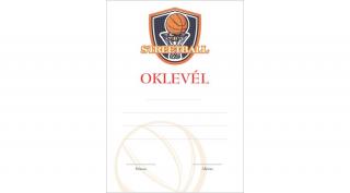 Kosárlabda oklevél 6
