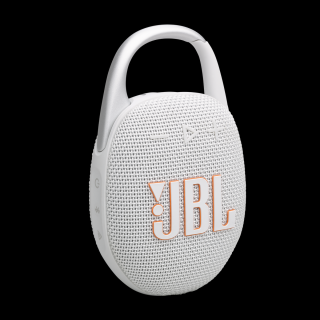 JBL Clip 5 hordozható bluetooth hangszóró, fehér