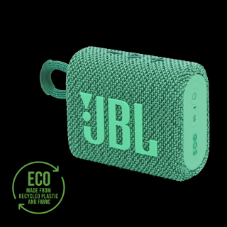 JBL GO 3  ECO hordozható bluetooth hangszóró, zöld