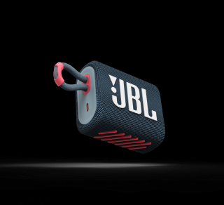 JBL GO 3  hordozható bluetooth hangszóró, kék-korall