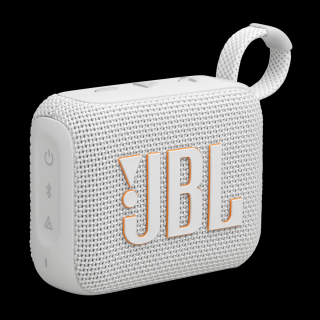 JBL GO 4  hordozható bluetooth hangszóró, fehér