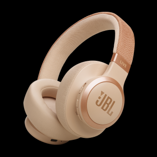 JBL Live 770NC Bluetooth fejhallgató, bézs