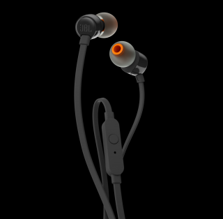 JBL T110 fülhallgató, fekete