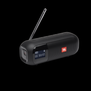JBL Tuner 2 hordozható Bluetooth hangszóró rádióval, fekete