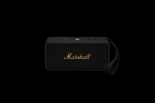 Marshall Middleton hordozható bluetooth hangszóró, fekete/réz