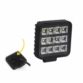 MUNKALÁMPA 12 LED NÉGYZET KAPCSOLÓS