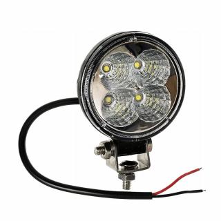 MUNKALÁMPA LED FÉM KEREK 4 LED