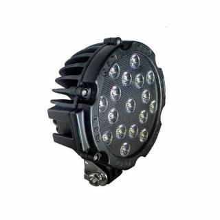 MUNKALÁMPA LED  KÖR 160mm 17 LED 51W  FEKETE