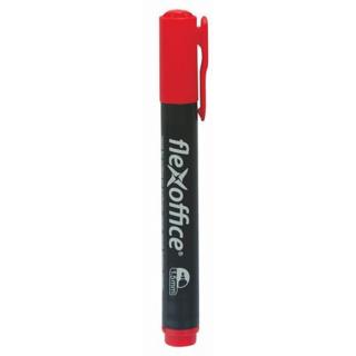 Alkoholos marker, 1,5 mm, kúpos, FLEXOFFICE "PM03", piros
