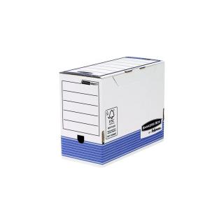 Archiválódoboz, 150 mm, "BANKERS BOX® SYSTEM by FELLOWES®", kék - 10db