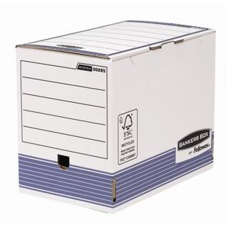 Archiválódoboz, 200 mm, "BANKERS BOX® SYSTEM by FELLOWES®", kék - 10db