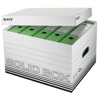 Archiválódoboz, L méret, LEITZ "Solid", fehér