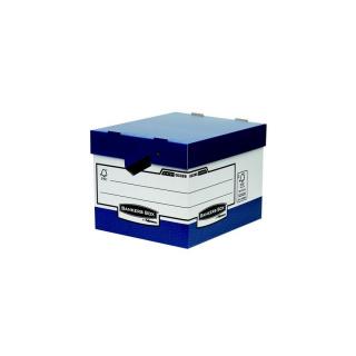 Archiválókonténer, karton, ergonomikus fogantyúkkal "BANKERS BOX® by FELLOWES®" - 10db