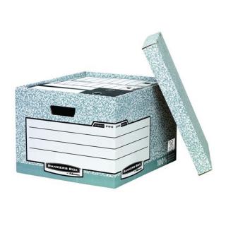 Archiválókonténer, karton, nagy, "BANKERS BOX® SYSTEM by FELLOWES®" - 10db