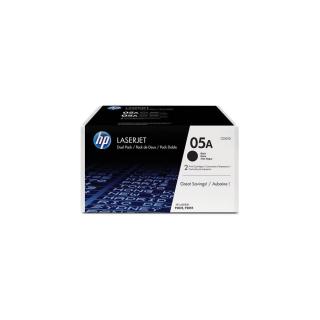 CE505D Lézertoner LaserJet P2035, P2055 nyomtatókhoz, HP 05A, fekete, 2*2,3k